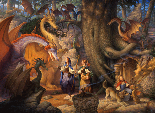 Confabulation of Dragons - Scott Gustafson 